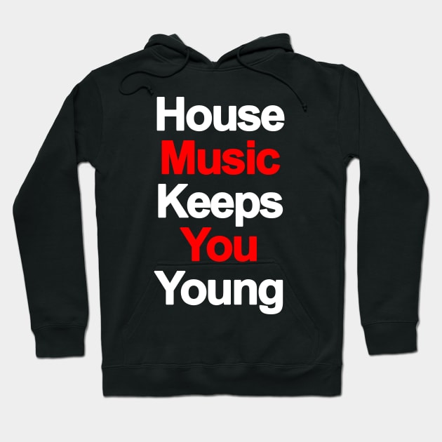 House music from the 90s - history of house Hoodie by BACK TO THE 90´S